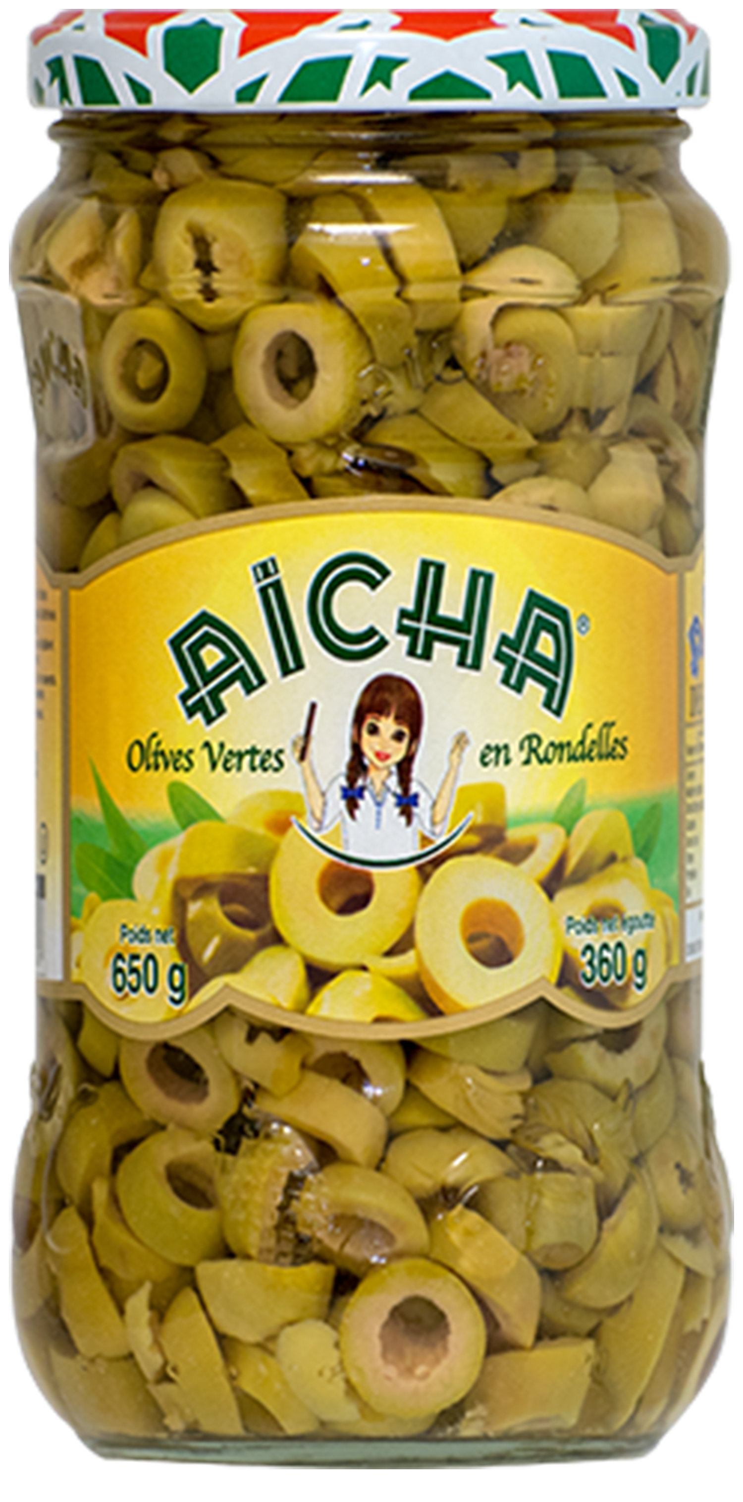 Olives Vertes en Rondelles